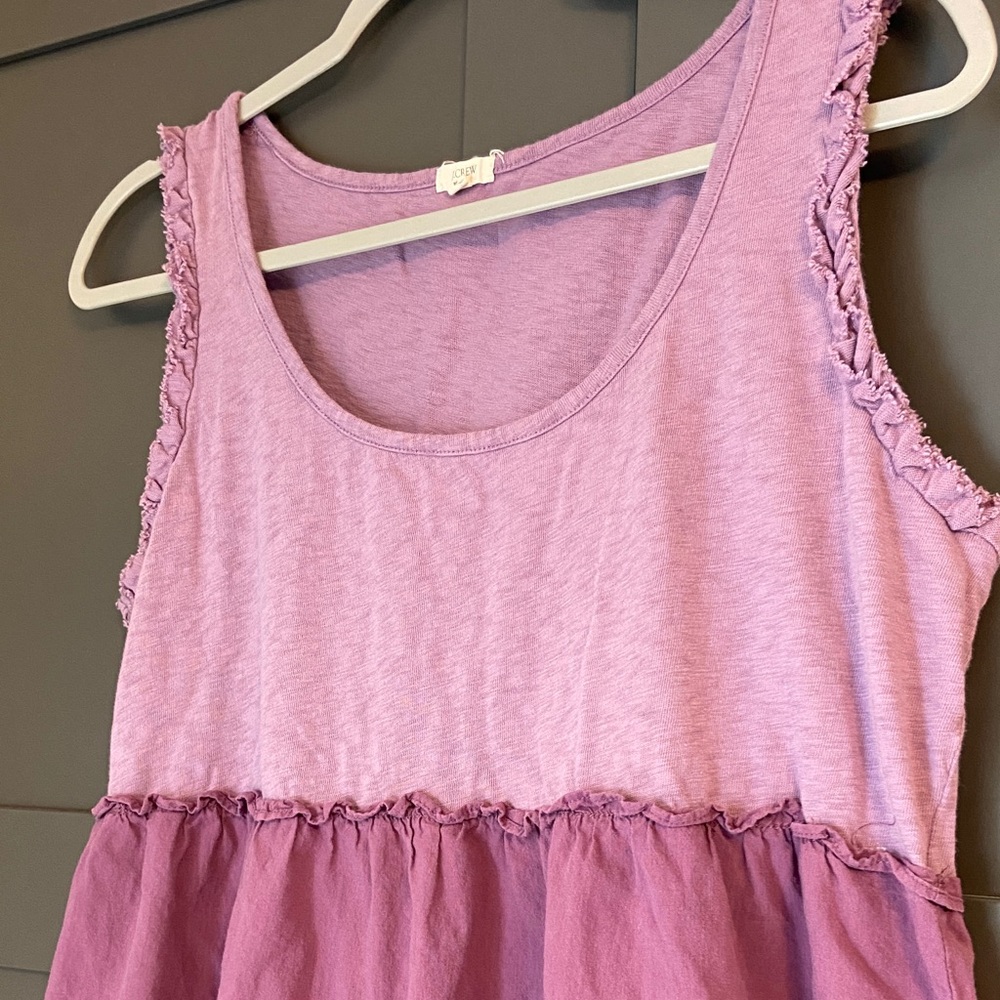 Purple J.Crew Sleeveless Dress - Picture 3 of 3